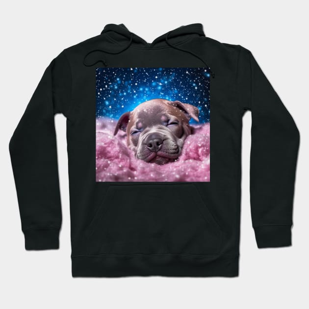 Sleepy Baby Staffy Hoodie by Enchanted Reverie